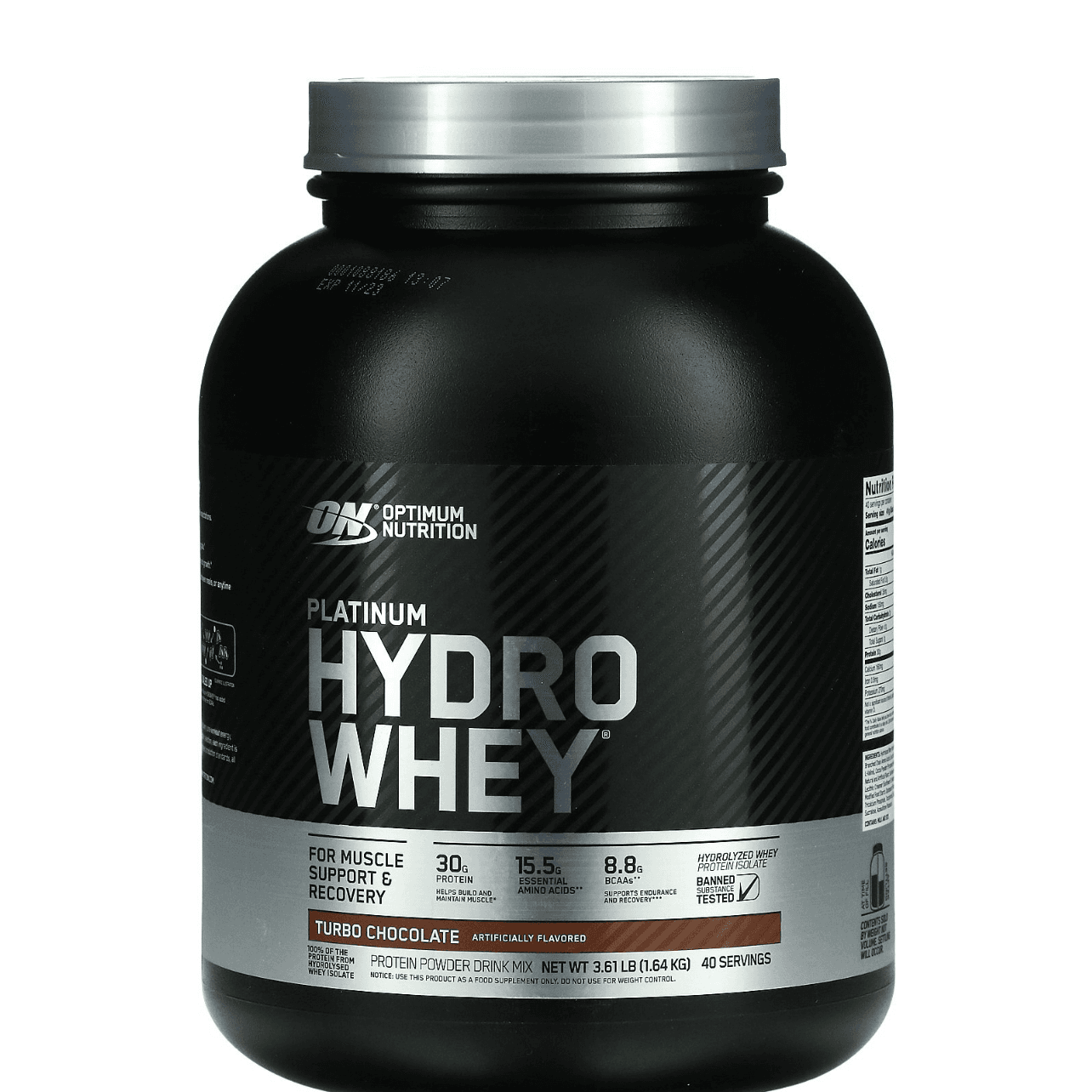 Optimum Nutrition, Hydro Whey, 3.61 Lb, Turbo Chocolate