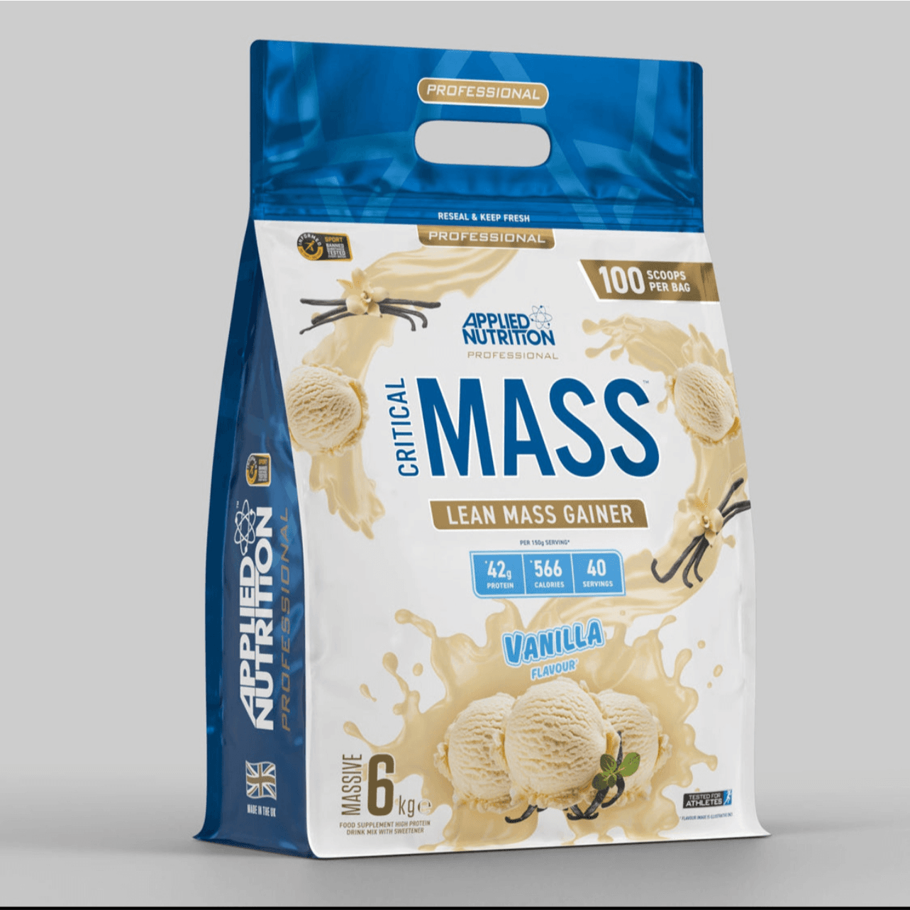 APPLIED NUTRITION, CRITICAL MASS, 6 KG, VANILLA