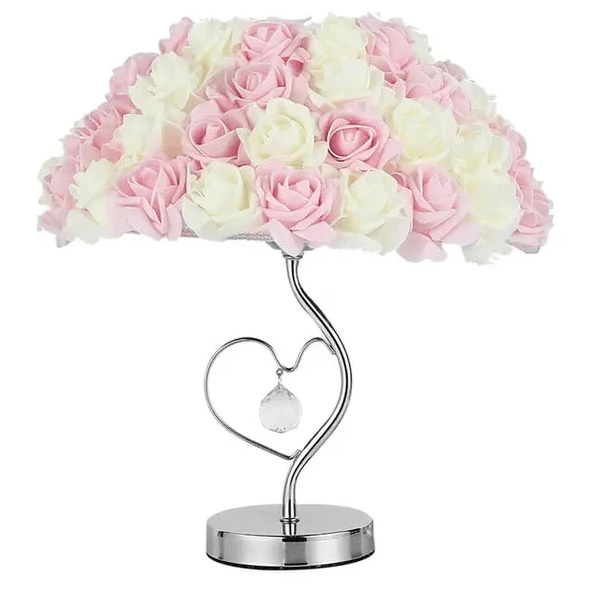 European Table Lamp Rose Flower LED Night Light