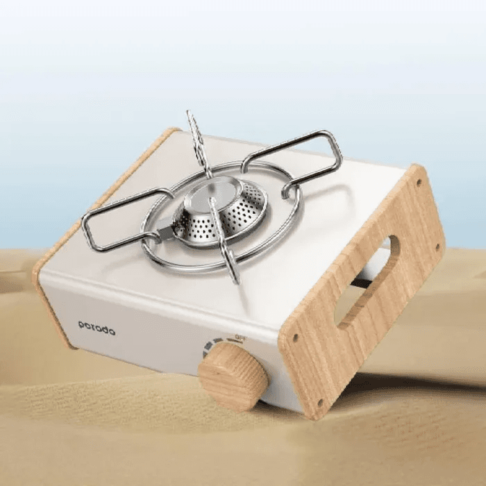 Porodo Lifestyle Portable Outdoor Burner Stove Quick, Easy And Efficient : Light Brown