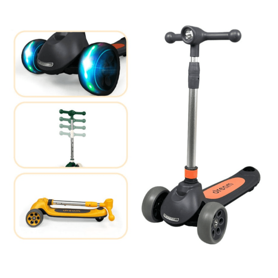 Scooter with Light & Sound - G001-03 Gray