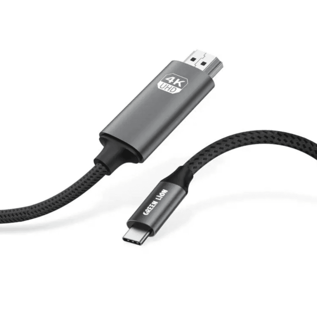 Green Lion Type C to HDMI Cable - Black