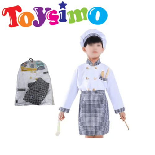 Medium Chef Girl Costume