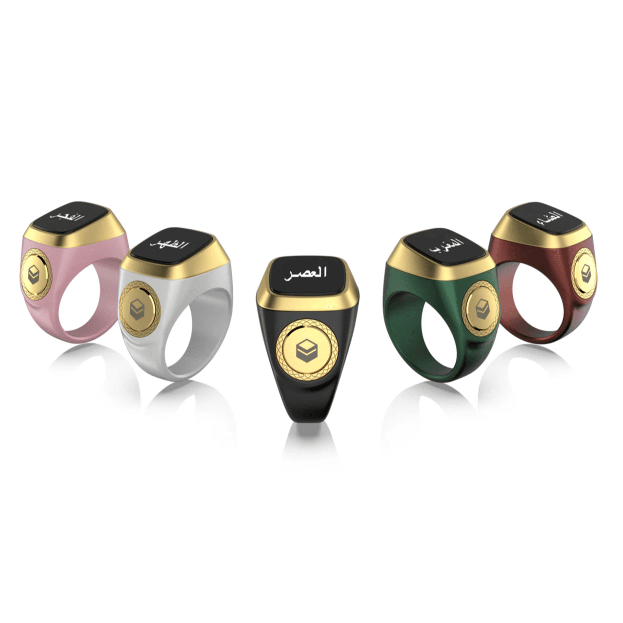 iQIBLA Smart Tasbih ZIKR Ring with Prayer Timing Reminder - Size 18mm (small)