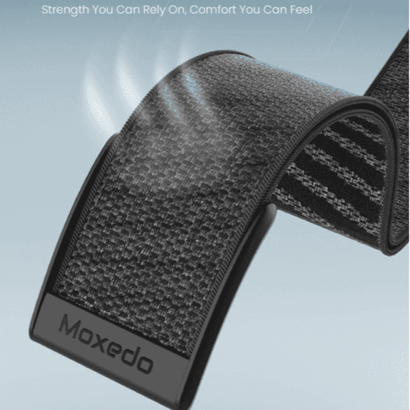 Moxedo WHOOP Fit-Weave Nylon Braided Band - - Black Grey