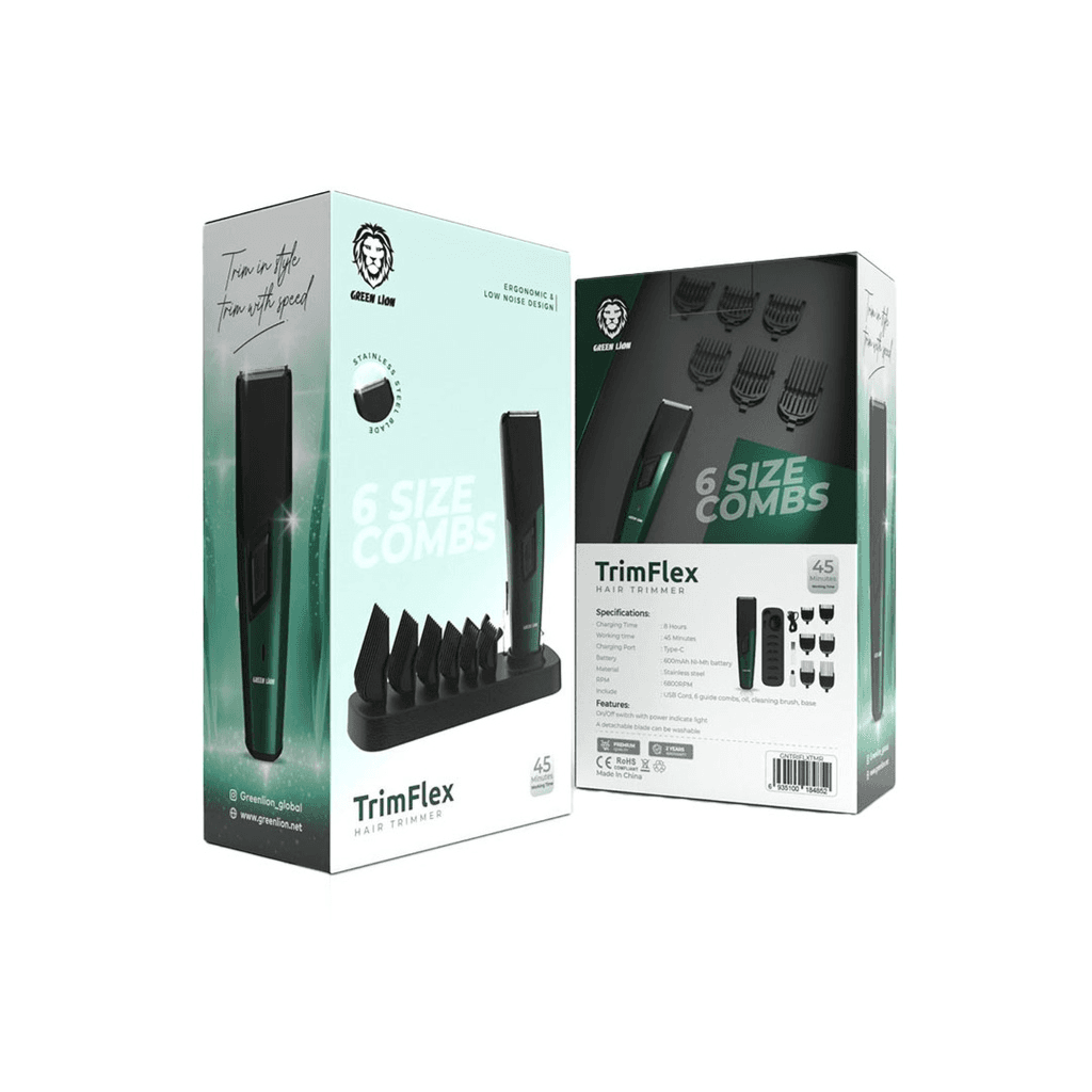 Green Lion Trim Flex Hair Trimmer - Black / Green