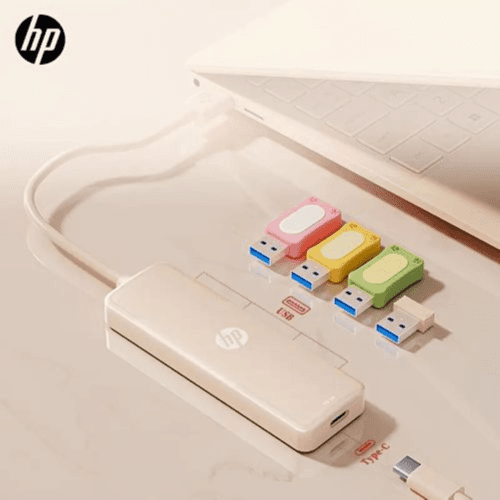 Hp 4-Port Usb 2.0 Ultra-Slim Hub (Silvery)