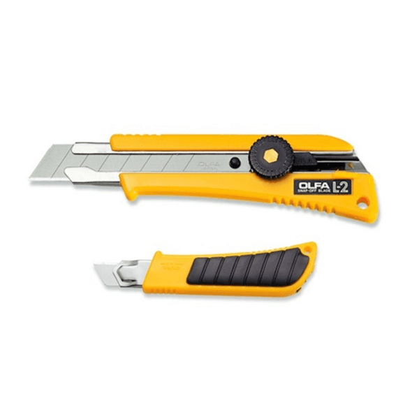 OLFA  18mm Rubber Inset Grip Ratchet-Lock Utility Knife