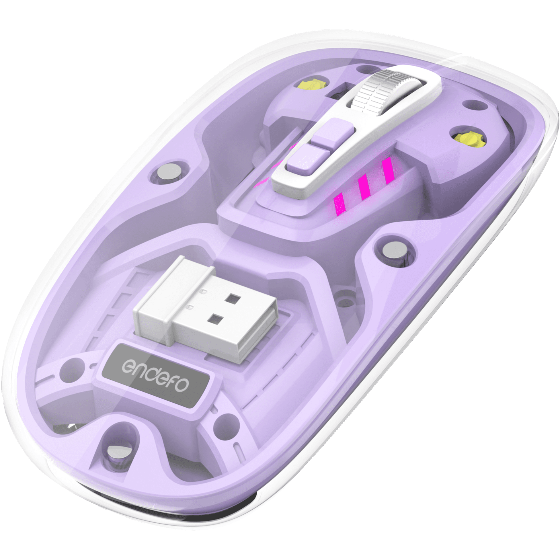 ENDEFO ENCLICK EWM01 WIRELESS 5D CLEAR MOUSE