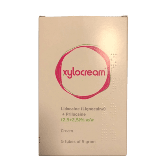 Xylocream Lidocaine + Prilocaine Cream 5tubes*5gm