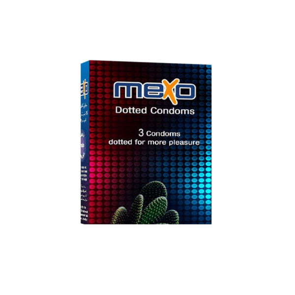 Mexo Dotted Condoms 3pcs