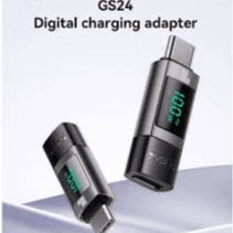 YESIDO GS24 100W USB-C / Type-C to USB-C / Type-C Aluminum Alloy Digital Display Adapter