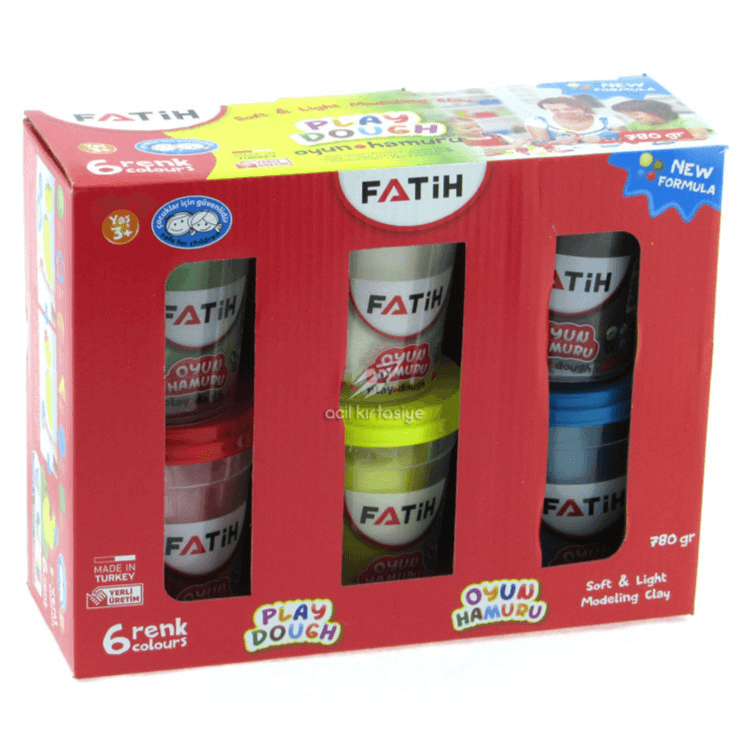Fatih Soft & Light Modeling Clay 6 Colors  780g