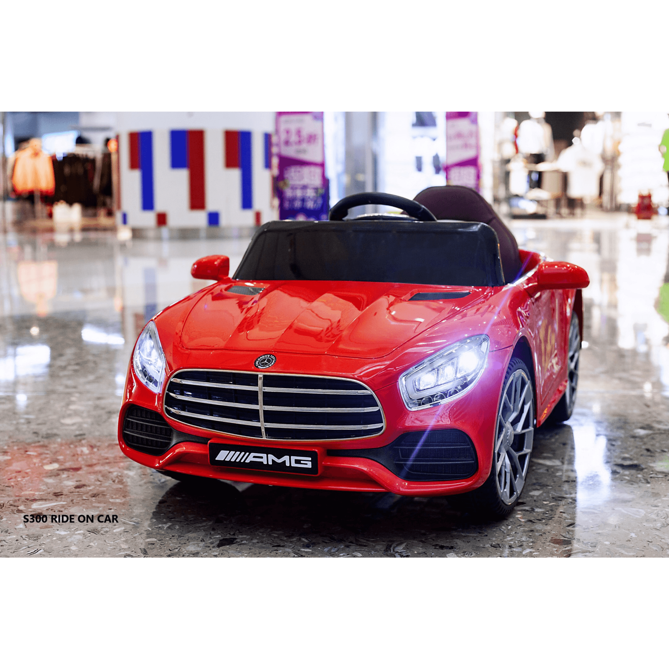 Kids Electric Ride On Car  Mercedes GTR AMG (Red)