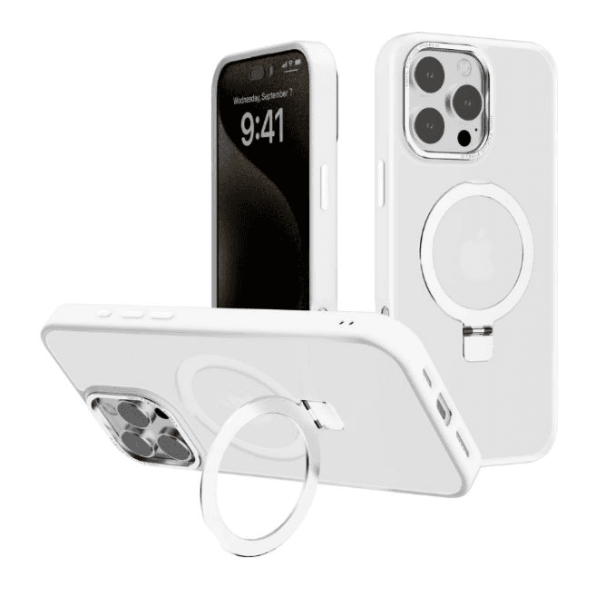 MagSafe Case iPhone 16 Pro Max with Stand - Matte Clear