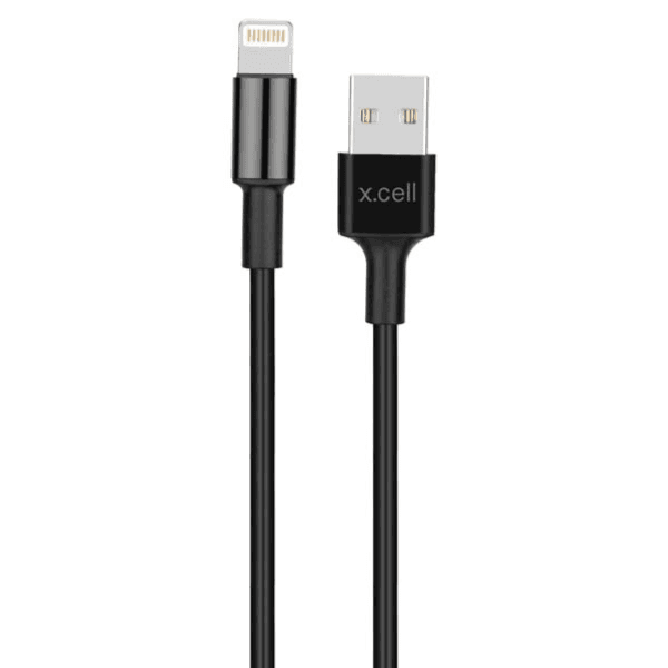 Xcell Xl-Cb-Al1.5-Whi Usb-A To Lightning Cable For Iphone/Ipad/Airpods/Power Banks 1.5M - White