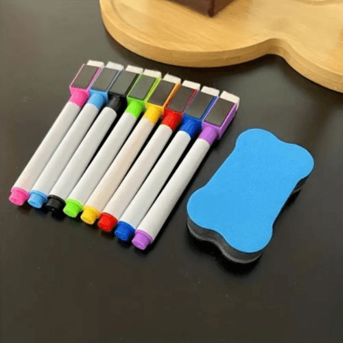 8 Pcs Scratch-Free Erasable Whiteboard Pens (Random)