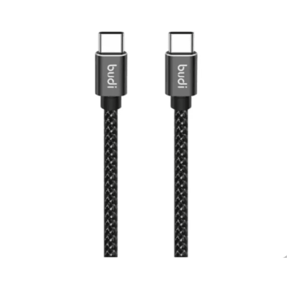 Budi USB Type-C To Type-C Charge And Reversible Data Cable 65W 3 mtr - Black