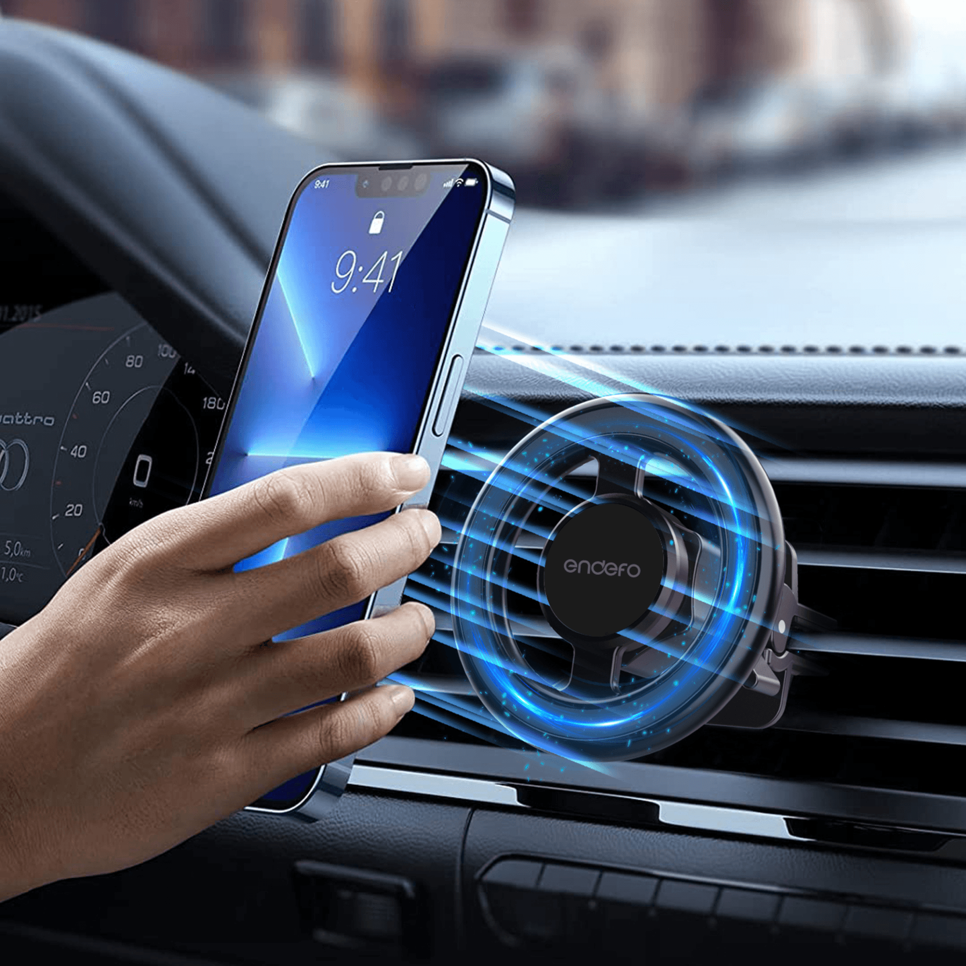 Endefo Enhold Eh001 Magnetic Car Phone Holder [ A/c ]
