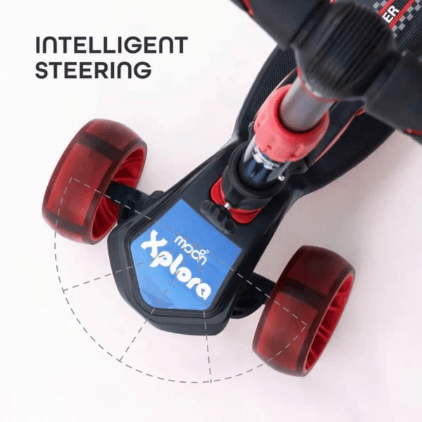 Moon Xplora Baby Scooter With Seat (Red)