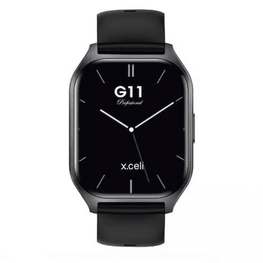 Xcell G11 Pro Smartwatch, 2.01", 7 Days Batterylife, Black