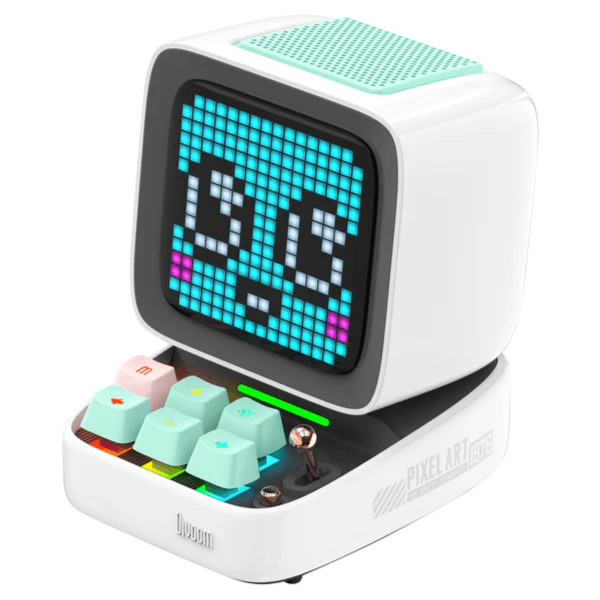 Divoom Ditoo-Pro Retro Pixel Art Bluetooth Speaker - WHITE