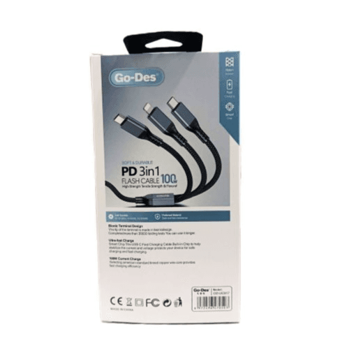 GO-DES PD 3 IN 1 FLASH CABLE (GD-UC617)