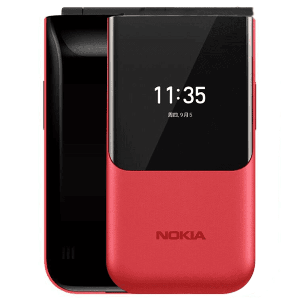 Nokia 2720 Flip Mobile Red Flip Phone