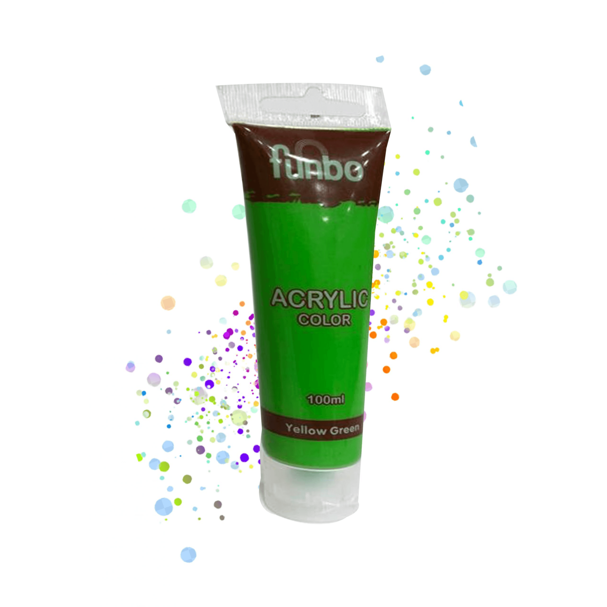 Funbo Acrylic colour Yellow Green 100 ml