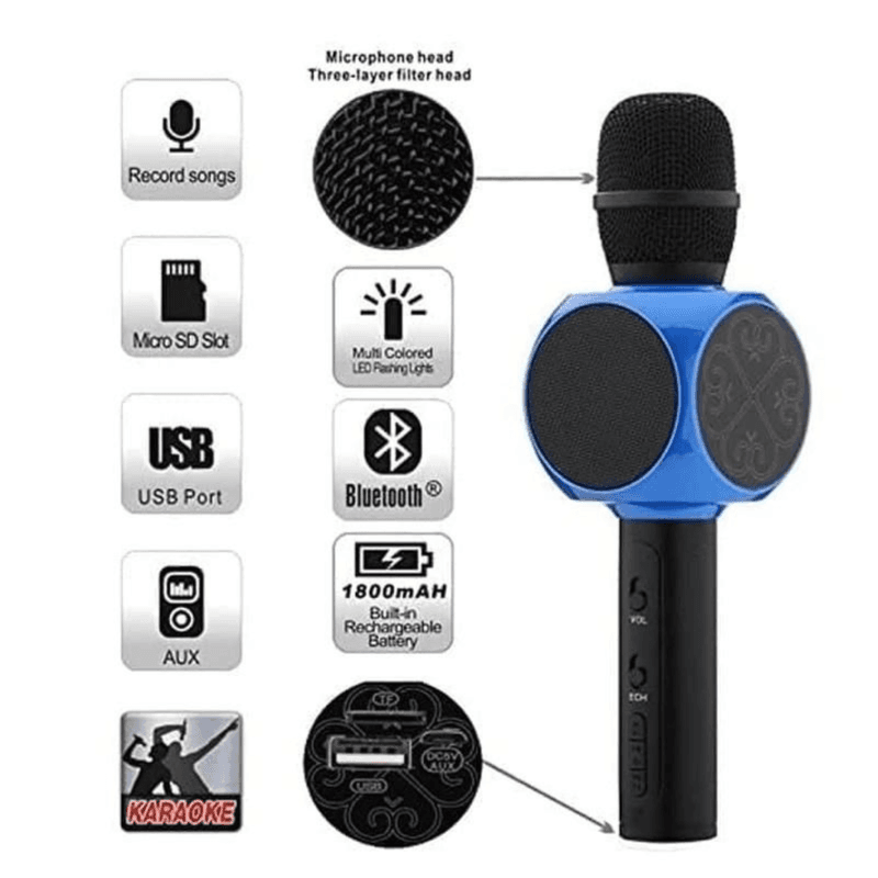 SMART BERRY MAGIC KARAOKE M8 MICROPHONE