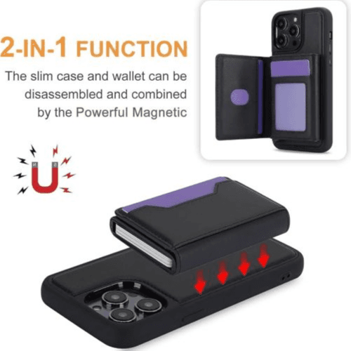 HDD - MULTI FUNCTION - Luxury IPhone Case 15 Pro (HBC-236) (Grey)