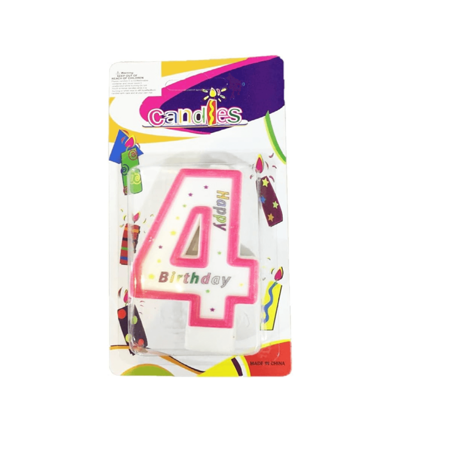 Birthday Candle No 4