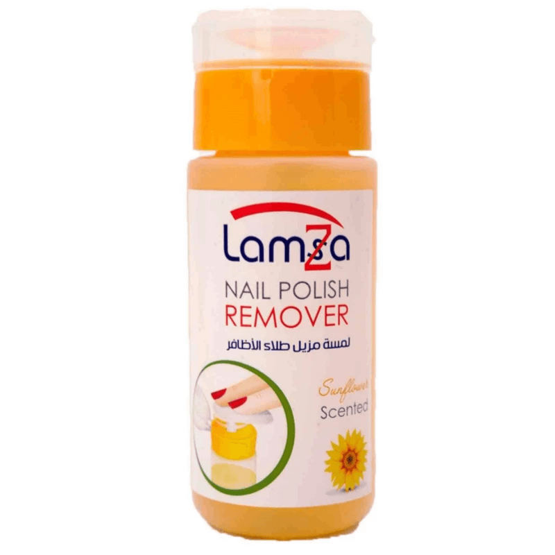 Lamsa Nail Polish Remover Sun Flower With Pump, 100ml