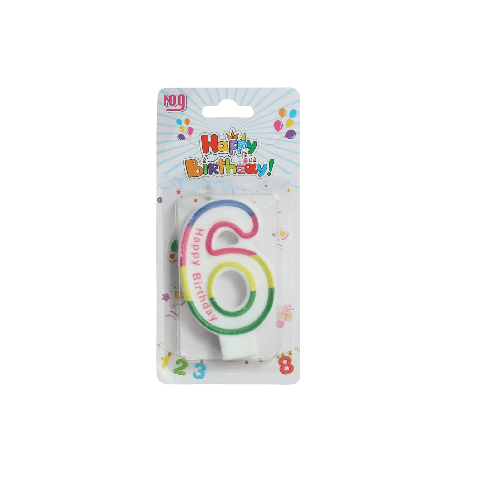 Birthday Candle No 6