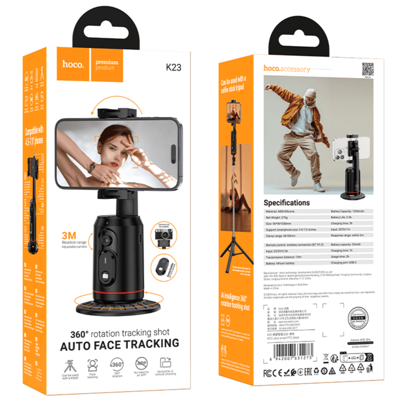 HOCO Aluminum Alloy Wireless Tripod / Selfie Stick K23