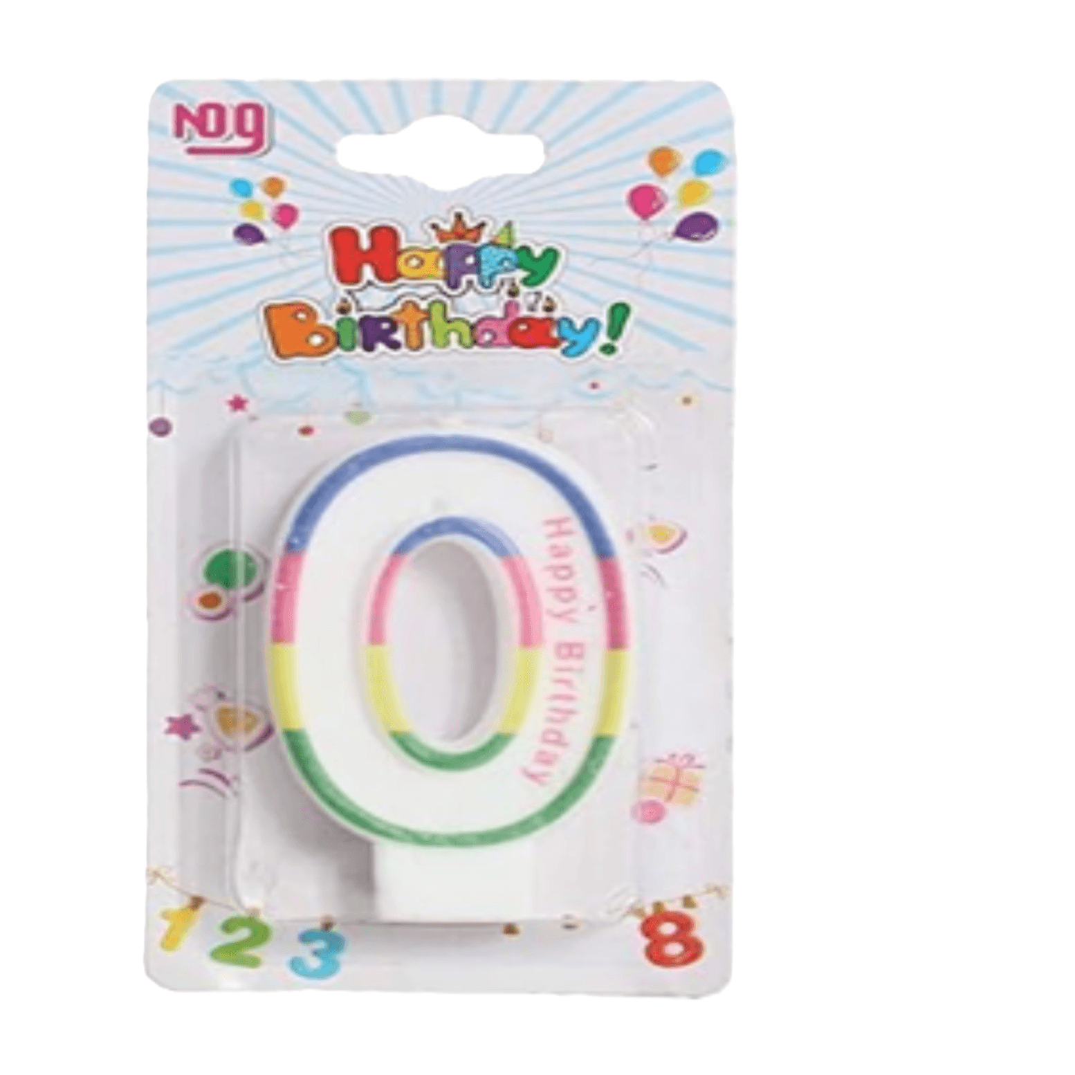 Birthday Candle No 0
