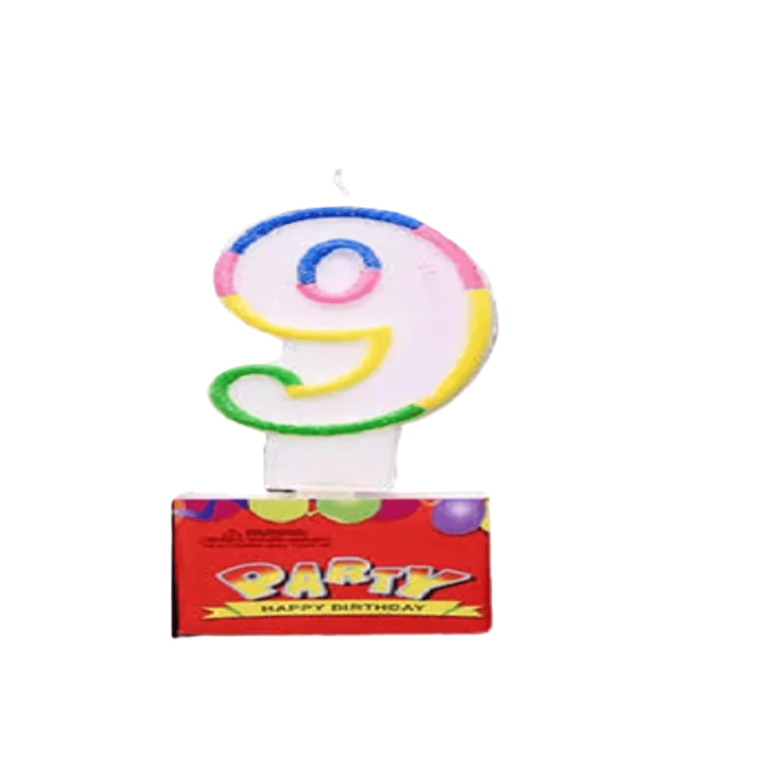 Happy Birthday Candle No 9