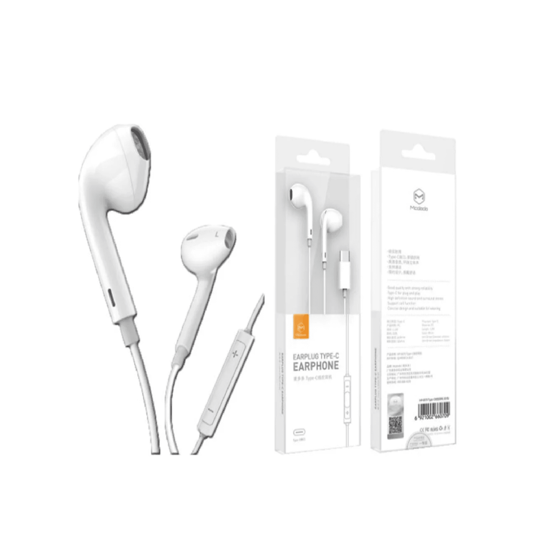 MCDODO HP-6070 EARPLUG TYPE-C EARPHONE 