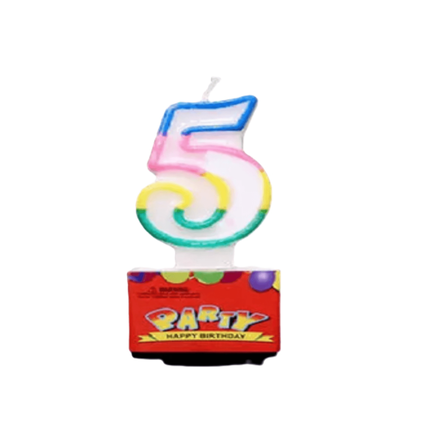 Happy Birthday Cake Candles no 5