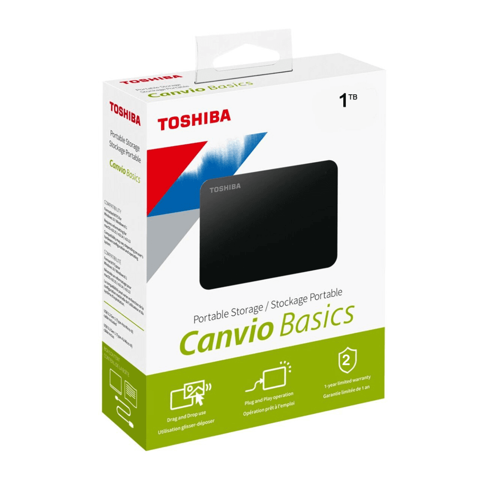 توشيبا-كانفيو-1 تيرا بايت- خارجي- USB 3.0- محمول- هارد درايف -3
