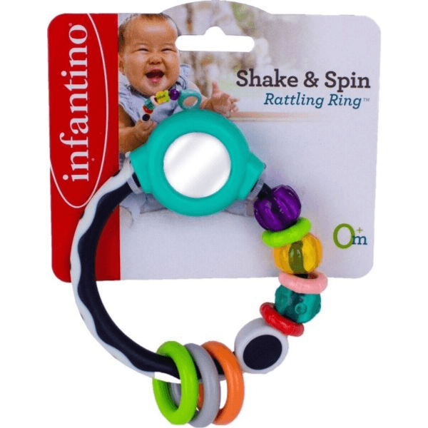 Infantino Shake & Spin Rattling Ring