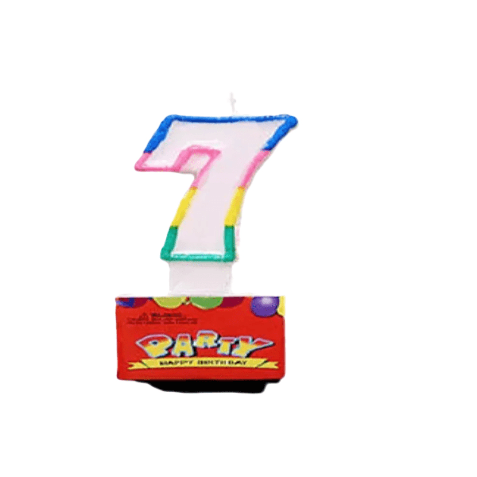 Happy Birthday Candle No 7