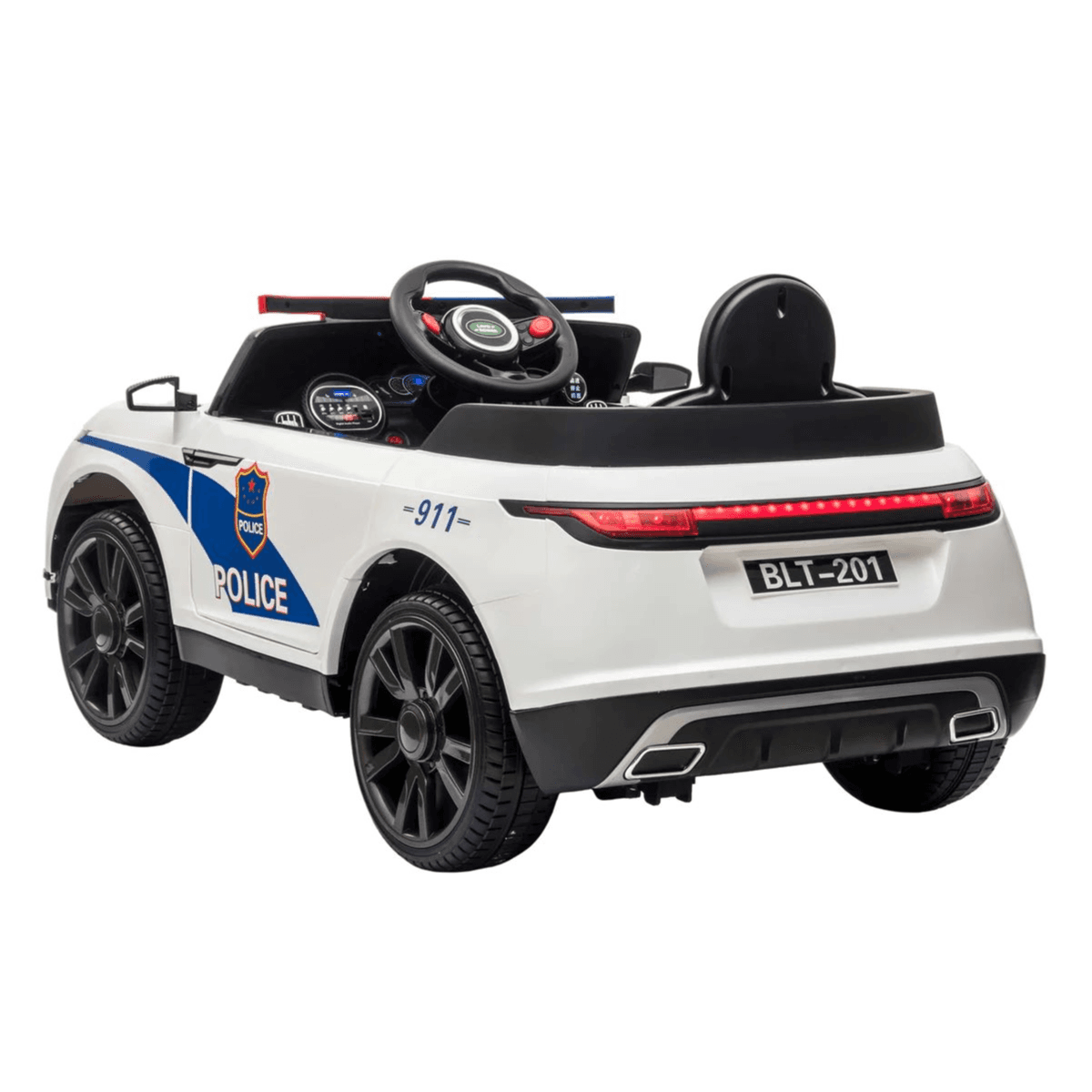Range Rover Velar Police Edition 12 Volt Rechargeable Electric Ride On Car (2-8 Years)