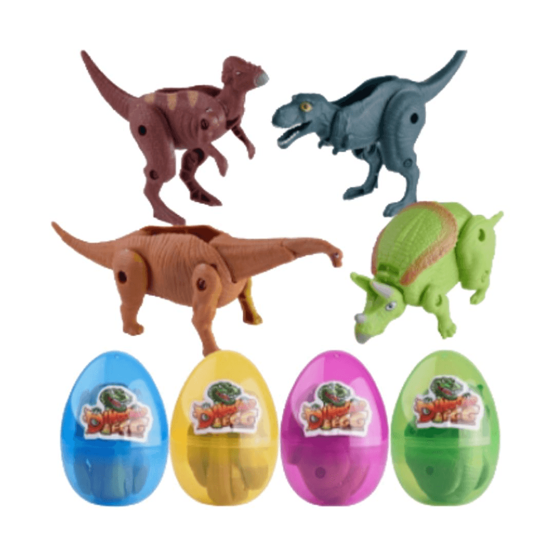 Colorful Dinosaurs Surprise Toys 12 Pieces