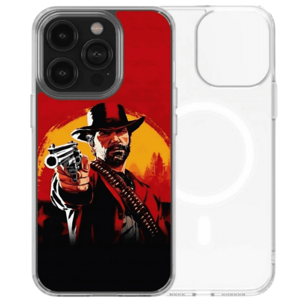 Magsafe Clear Iphone Case - Red Dead Redemption