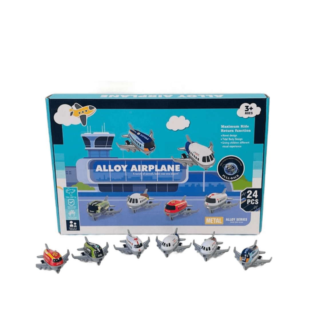 Pull Back Metal Alloy Airplane