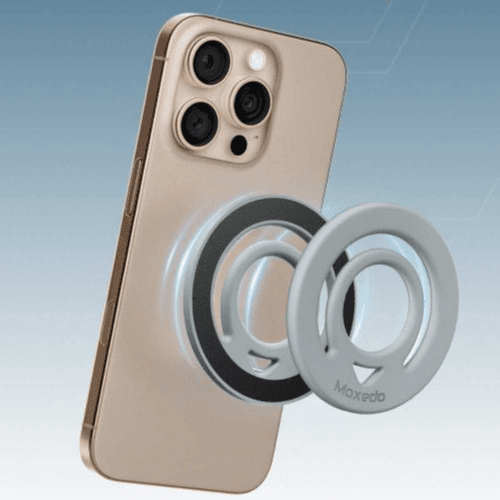 MOXEDO JELLO-MAG DUAL SIDED SILICONE MAGSAFE RING HOLDER (MX-DSR020) (Titanium Grey)