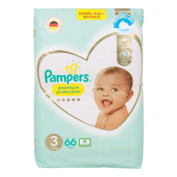 Pampers Diapers Size no.3 6-10kg 66 pcs
