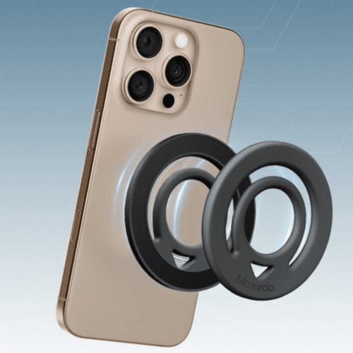 MOXEDO JELLO-MAG DUAL SIDED SILICONE MAGSAFE RING HOLDER (MX-DSR020) (Dark Grey)