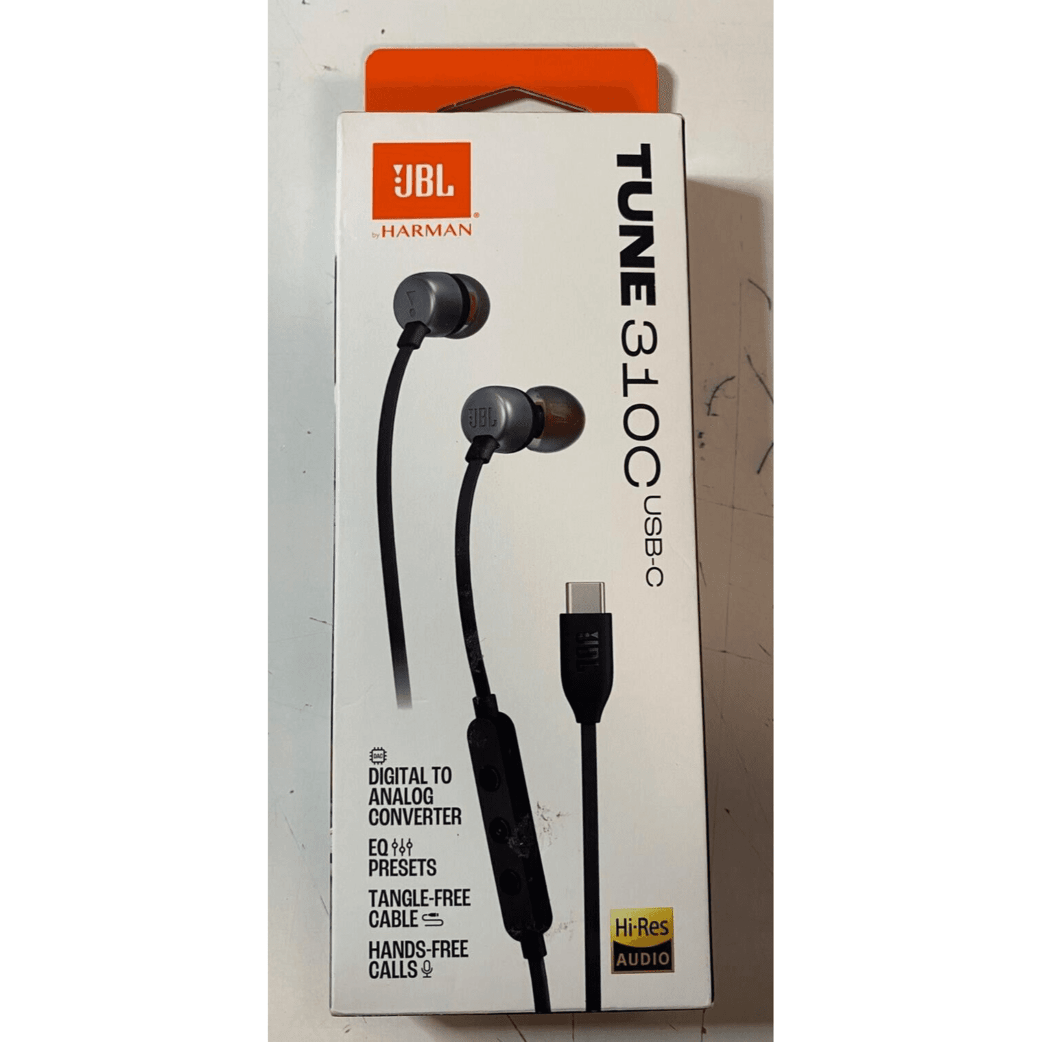 JBL HARMAN TUNE 310C HEADPHONE OG